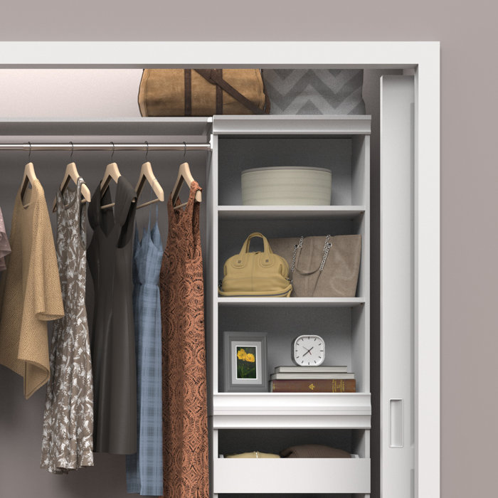 ClosetMaid Modular Storage 21.38" W Shelving Unit with 3 Shelves